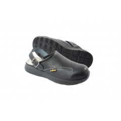 EUROROUTIER Zueco de trabajo cuero SLIPPER 09125DVAR