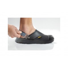 EUROROUTIER Leather work clog SLIPPER 09125DVAR