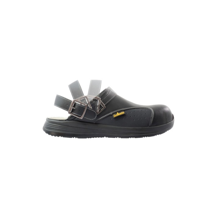 EUROROUTIER Zueco de trabajo cuero SLIPPER 09125DVAR