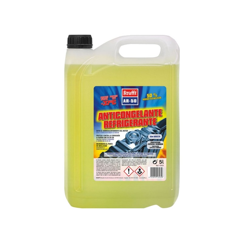 KRAFFT car coolant antifreeze 5L 50% 19355B