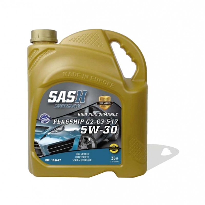 SASH Motor oil 5W30 5 L FLAGSHIP C2 C3 547 19358