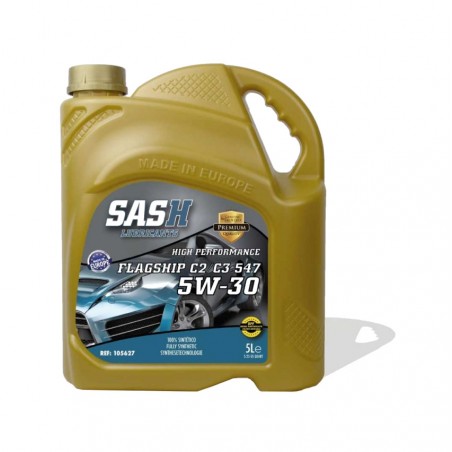 SASH Motor oil 5W30 5 L FLAGSHIP C2 C3 547 19358