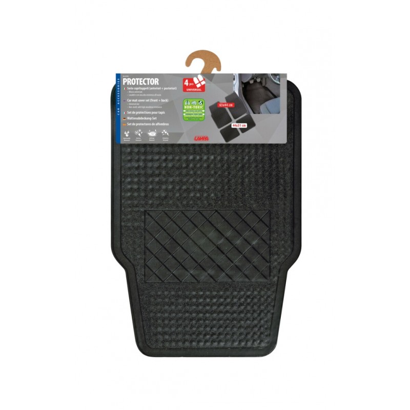 LAMPA Universal PVC carpet protector 4 PIEZAS LAM25142