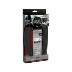 LAMPA Funda de volante deportiva microfibra universal GRIP LAM33075