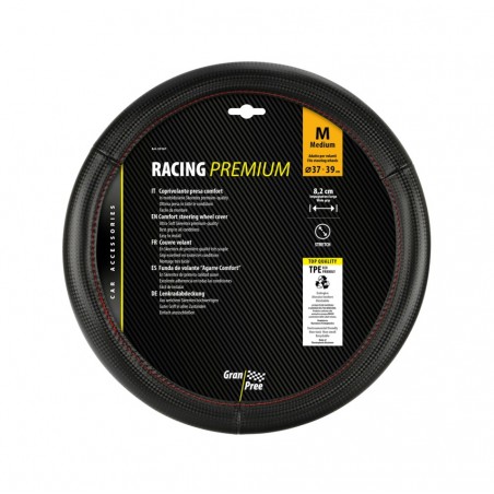 LAMPA Premium racing steering wheel cover 37-39 CM LAM33167