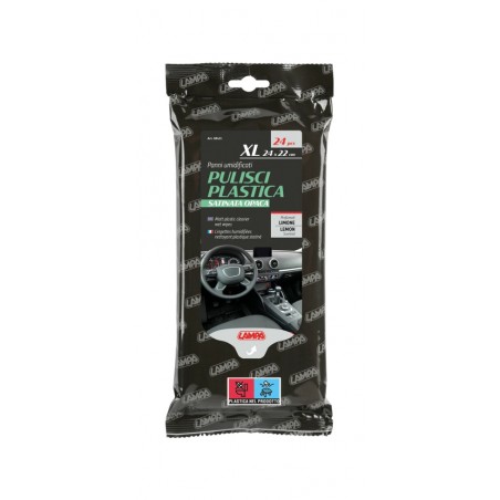 LAMPA Satin effect dashboard cleaning wipes 24*22CM (24 UNIDADES) LAM38411