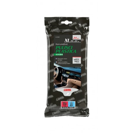 LAMPA Dashboard cleaning wipes with a shiny effect 24*22CM (24 UNIDADES) LAM38412