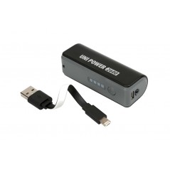 LAMPA Fuente de alimentación bolsillo con cable universal 2600 MA APPLE/MICRO USB LAM38820