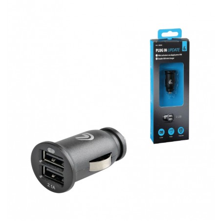 LAMPA Cargador doble usb de carga rápida para vehículos 12/24V 2500MA LAM38826