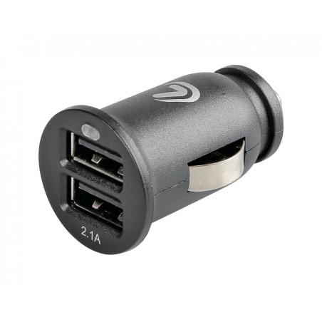 LAMPA Cargador doble usb de carga rápida para vehículos 12/24V 2500MA LAM38826