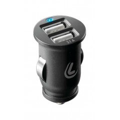 LAMPA Cargador doble usb de carga rápida para vehículos 12/24V 2500MA LAM38826