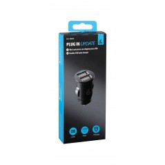 LAMPA Cargador doble usb de carga rápida para vehículos 12/24V 2500MA LAM38826