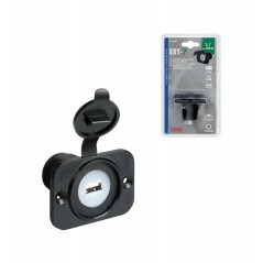 LAMPA Toma usb para montaje a presión 12/24V LAM39006