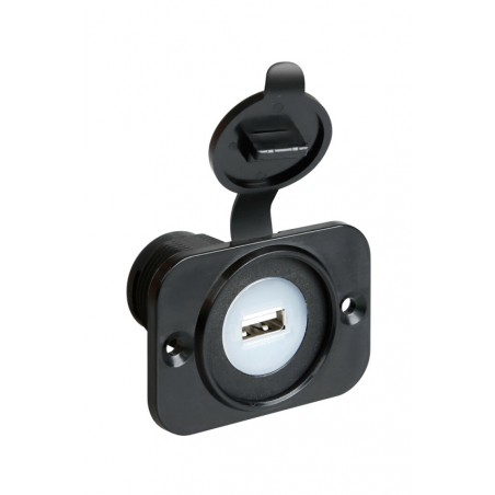 LAMPA Toma usb para montaje a presión 12/24V LAM39006