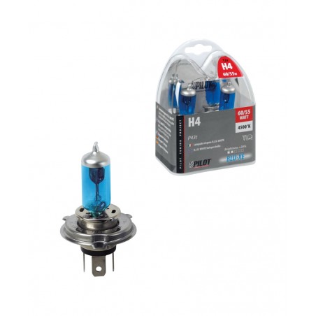 LAMPA H4 blue-xe lamp with e approval 12V 60/55W P43T (BLISTER 2 UNIDADES) LAM58184