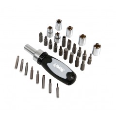 LAMPA Screwdriver set with bits and sockets 30 PCS LAM59553