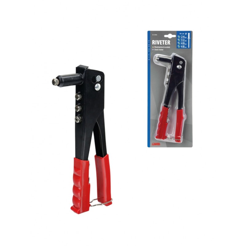LAMPA Steel riveter compatible with various sizes 2.4MM 3.2MM 4MM 4.8MM LAM59580