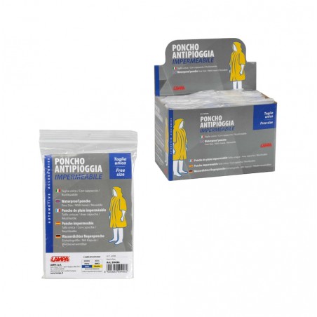 LAMPA Expositor con ponchos impermeables (24 UNIDADES) LAM99496D