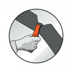 FASEBA Glass breaker hammer with blade LIFE LAMLHEBL001T2