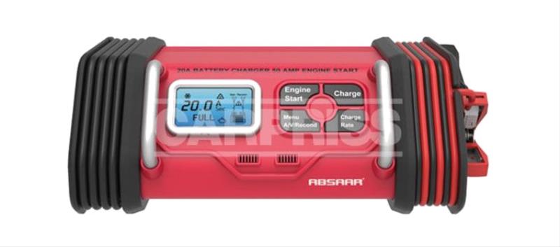 ABSAAR Cargador de batería automático con función arranque 20 AMP 70636026