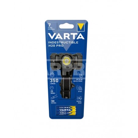 VARTA Linterna led indestructible pro head light H20 79014085