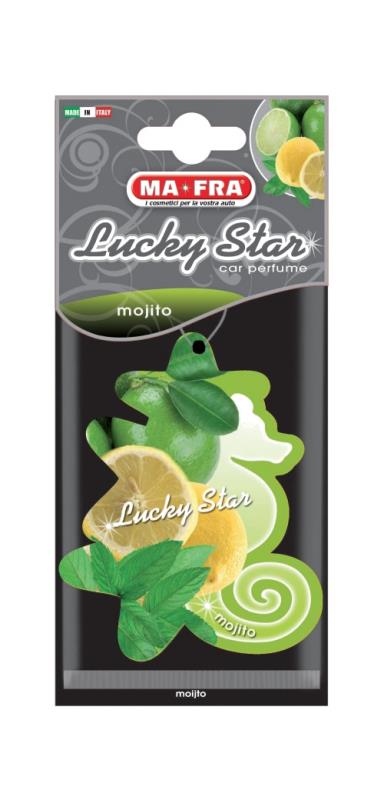 MAFRA Ambientador colgante de celulosa con aroma a mojito LUCKY STAR 02137F