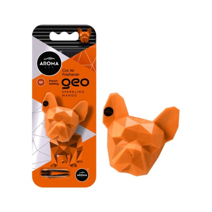 AROMA CAR Air freshener in polymer format for cars GEO DOG 02171EVAR