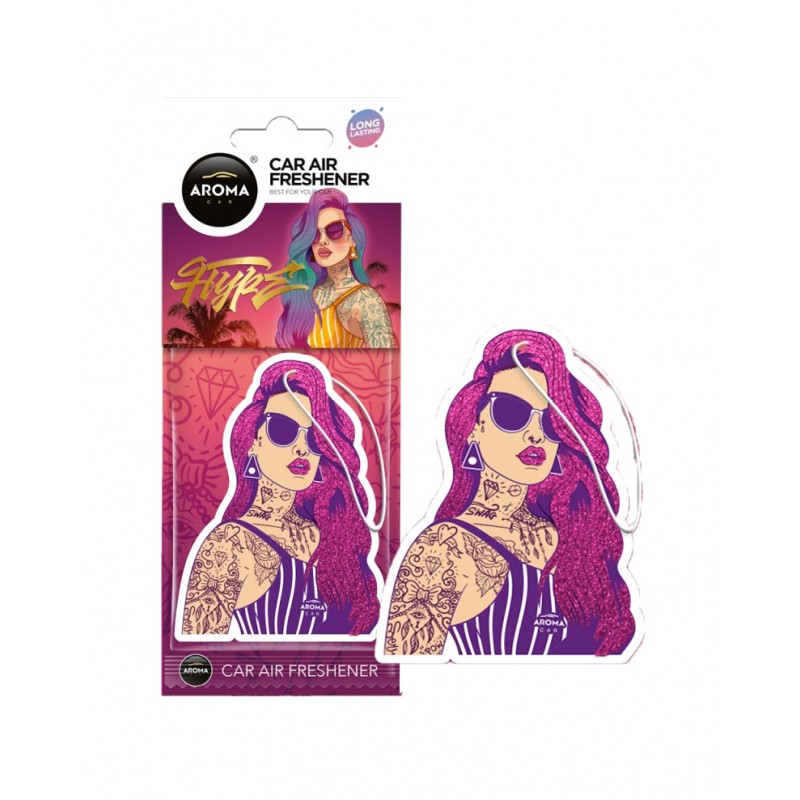 AROMA CAR Hanging cellulose air freshener 02174BVAR