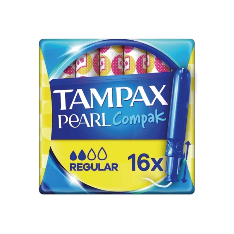 TAMPAX Regular tampons PEARL COMPAK (18 UNIDADES) 06111
