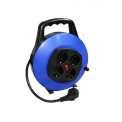 VARIOS Enrollacable con 4 tomas 5MTS 1,5MM 103624