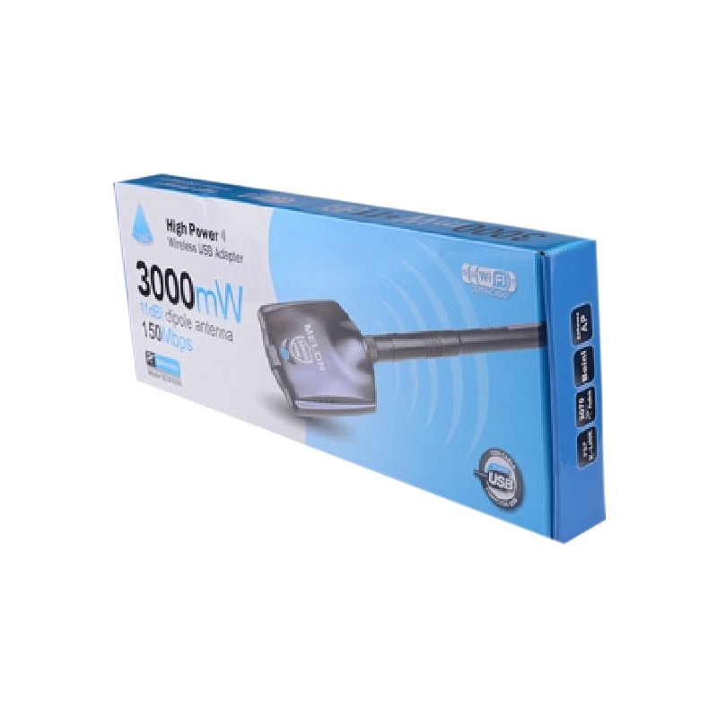 VARIOS Antena wifi con conector usb 3000 MW 15288