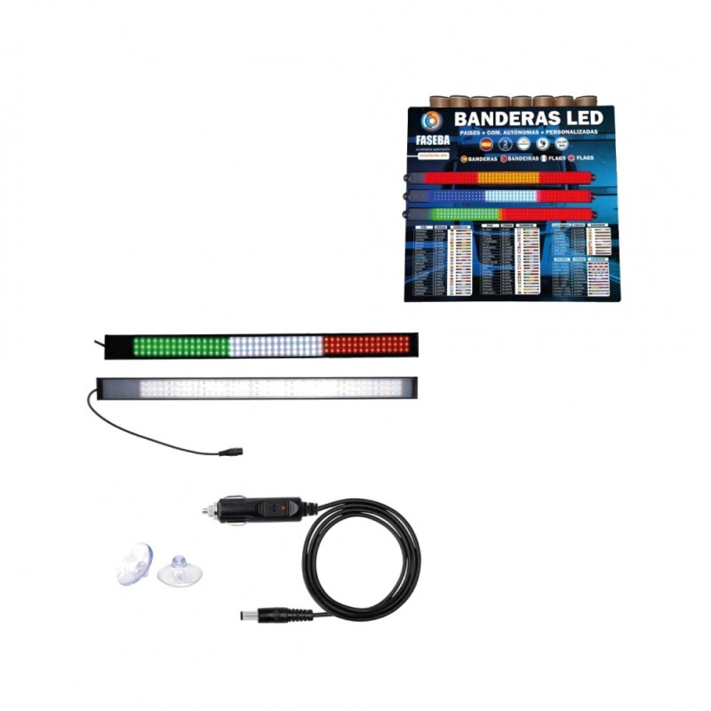 FASEBA Bandera led para vehículo 12/24V 450X32X11MM 15340VAR