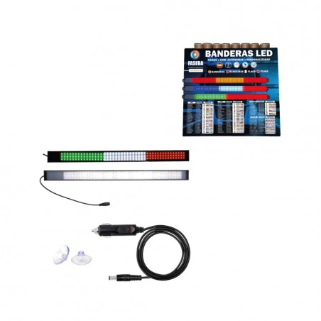 FASEBA Bandera led para vehículo 12/24V 450X32X11MM 15340VAR