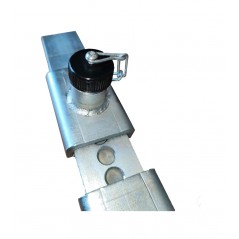 FASEBA Cierre de seguridad para camión y contenedor hierro galvanizado 28,8-47,8 CM 15371