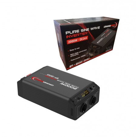 VARIOS Transformador de corriente con onda senoidal 24V A 230V 2000W 15380