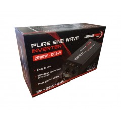 VARIOS Transformador de corriente con onda senoidal 24V A 230V 2000W 15380
