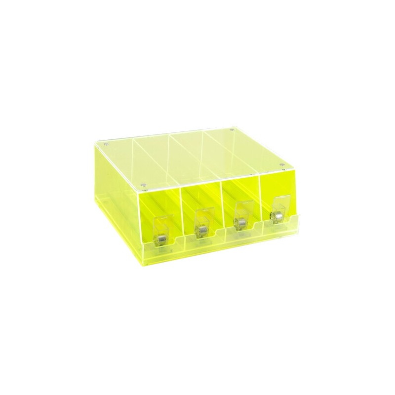 LAMPA Counter display with compartments LINEA ESSENTIAL 4 DEPARTAMENTOS LAM38679