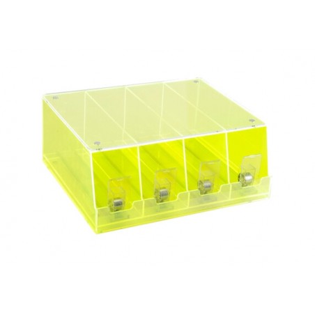 LAMPA Counter display with compartments LINEA ESSENTIAL 4 DEPARTAMENTOS LAM38679