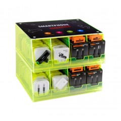 LAMPA Counter display with compartments LINEA ESSENTIAL 4 DEPARTAMENTOS LAM38679