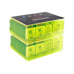 LAMPA Counter display with compartments LINEA ESSENTIAL 4 DEPARTAMENTOS LAM38679