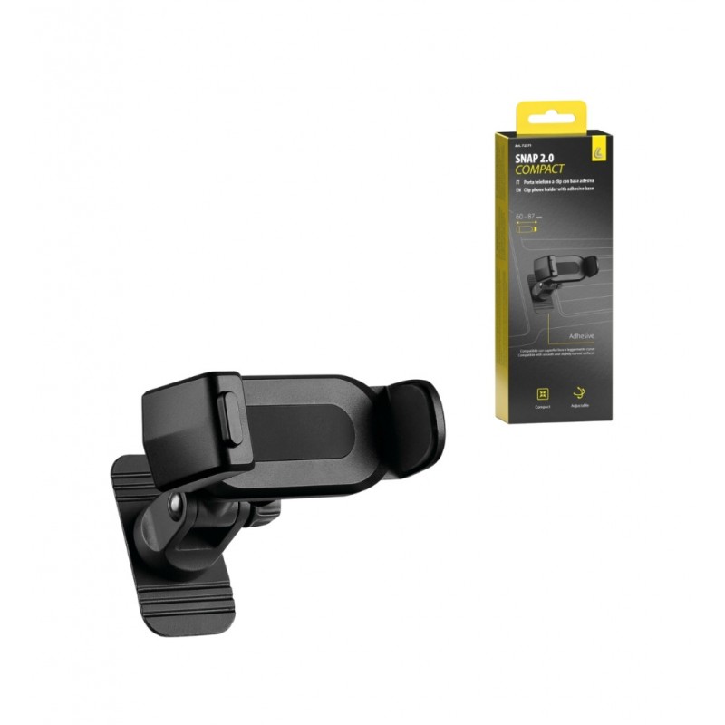 LAMPA Phone holder with clip and quick-release adhesive base LAM72571