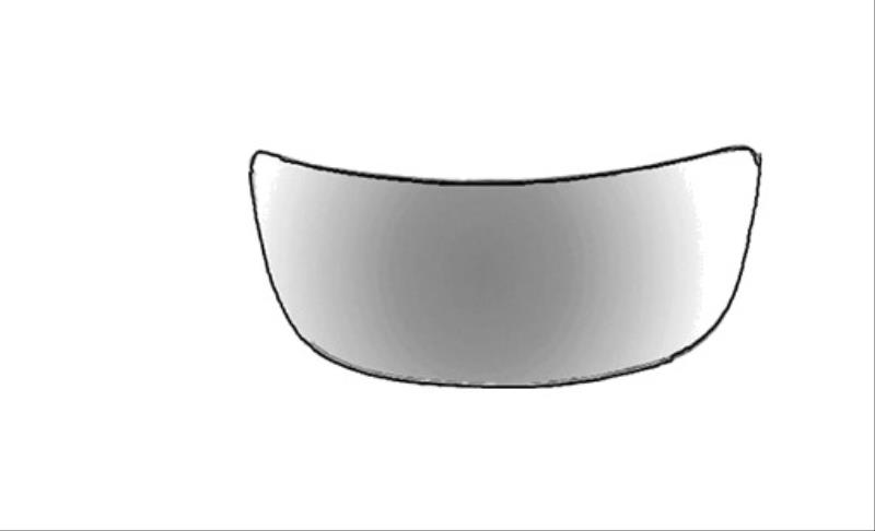 IPARLUX Replacement left rearview mirror glass 37538611