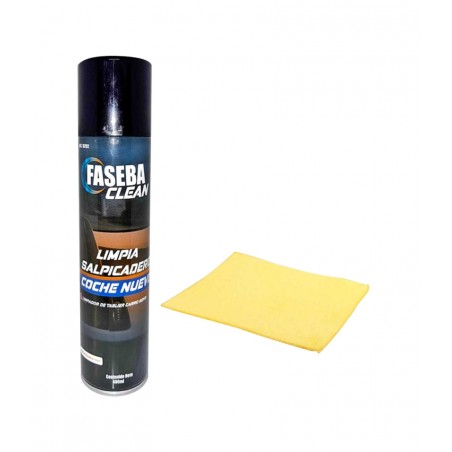 FASEBA CLEAN Limpiador de salpicadero para coche nuevo con bayeta 400 ML 18282A