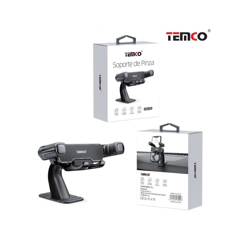 TEMCO Phone clamp holder with adhesive base 22096