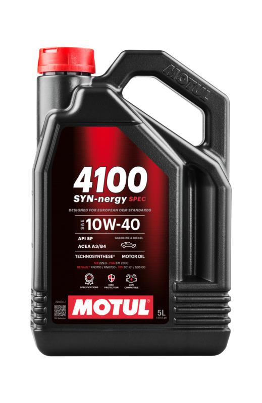MOTUL Engine lubricating oil 4100 SYN-NERGY SPEC 10W40 5L 112892