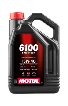 MOTUL Engine lubricating oil 6100 SYN-CLEAN 5W40 C3 5L 113116