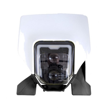 máscara com farol led