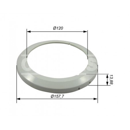 CARPRISS Surface ring for ceiling lights 6901316/2569001/2569005 6901317