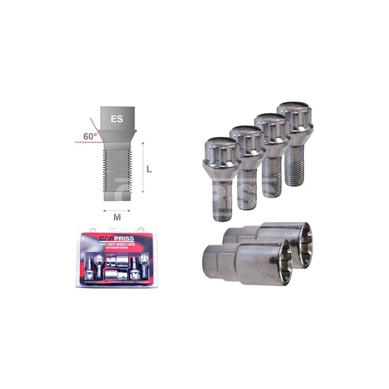 CARPRISS Wheel lock with conical bolts 70520518