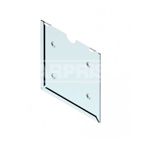 CARPRISS Soporte de placa con pletinas seguridad ACERO INOX 300X300 7201056